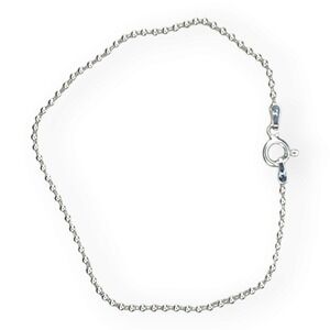 Milor Ball Chain Bracelet Sterling Silver‎ 7.5in Silver Vintage Italy 925 Bead